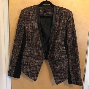 Lane Bryant Open Front Tweed Blazer